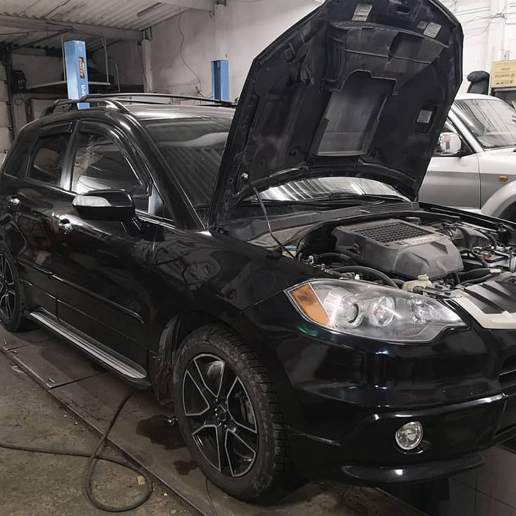Acura RDX 2.3 Turbo — чип-тюнинг и удаление катализатора в г.Хабаровске